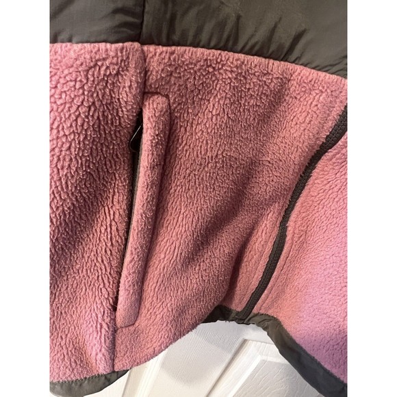 The North Face Womens Denali Pink Gray Fleece Zip Up Sweater Jacket Sz S - Picture 4 of 11